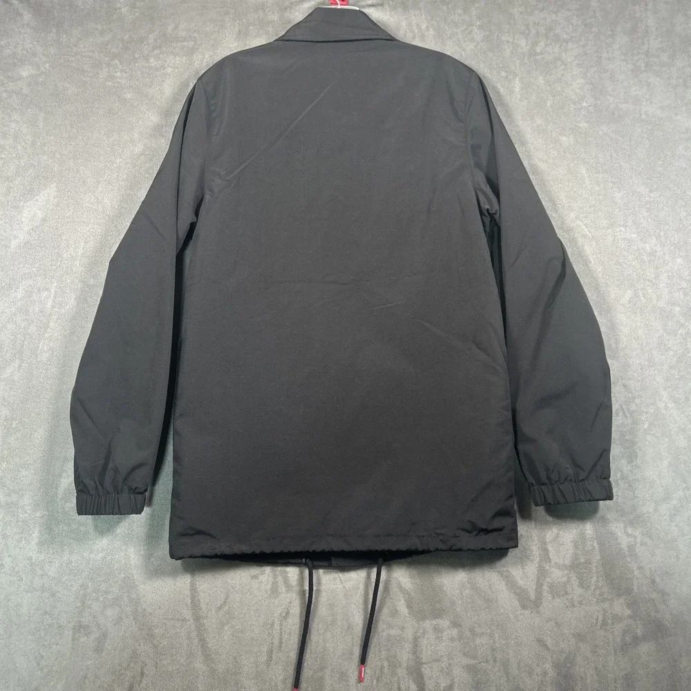 Dixxon Ground Up Customs Mens XS Black Snap Windbreaker Work Jacket